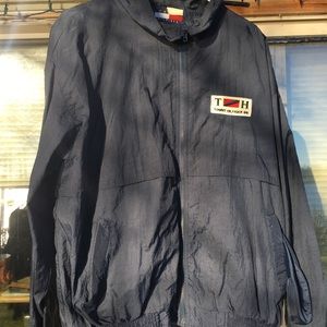 Size large Tommy Hilfiger windbreaker type jacket